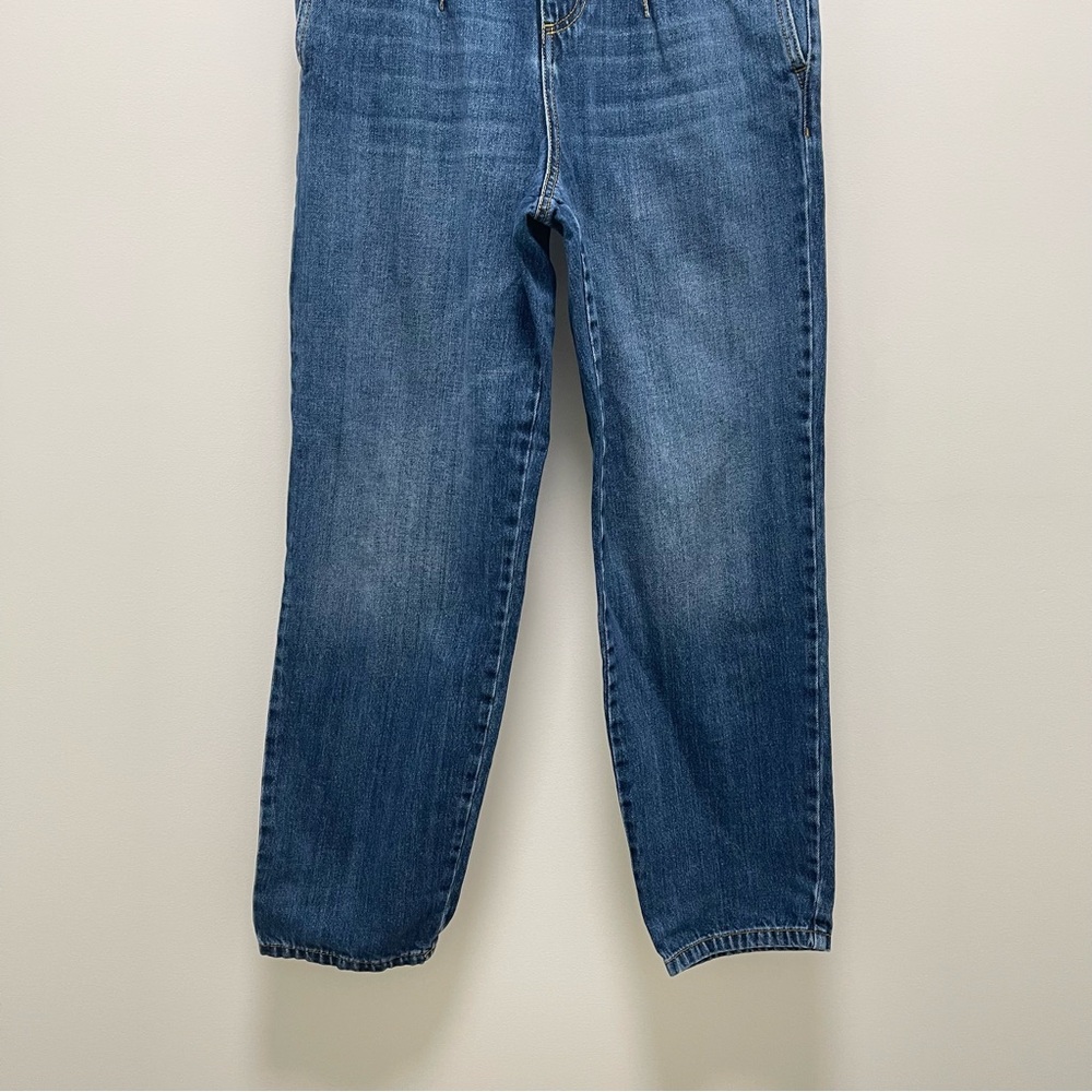 Pinko High Waisted Medium Blue Tapered Jean Size 26 - Picture 4 of 16